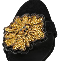 Christian Louboutin Button Flower Strass Loubi Queen Alta