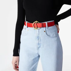 Women Christian Louboutin CL Logo Belt