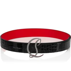 Women Christian Louboutin CL Logo Belt