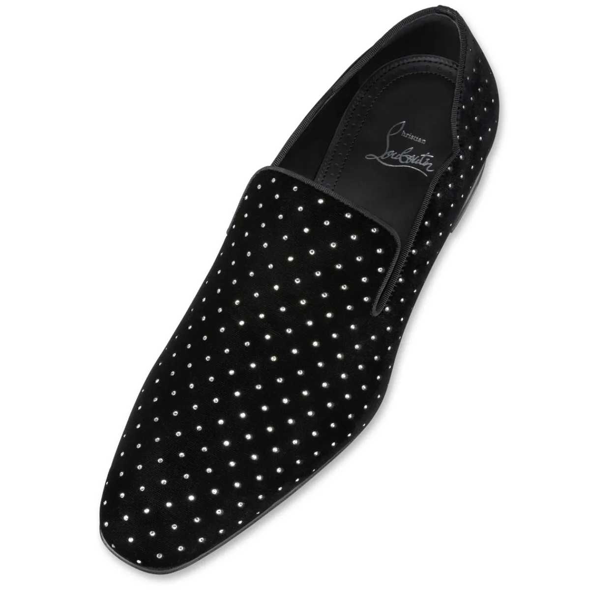 Christian Louboutin Dandy Chick Plum Strass
