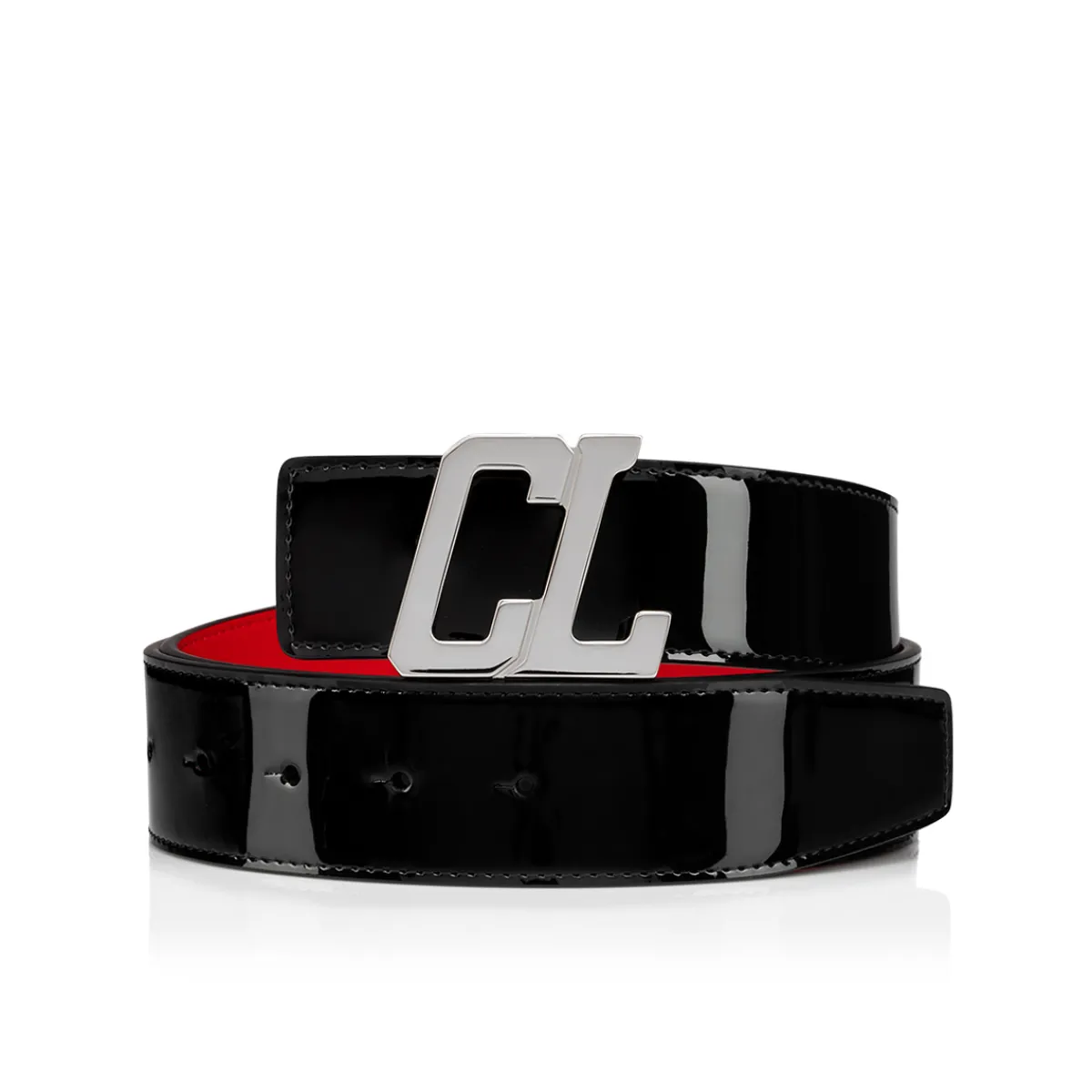 Christian Louboutin Happy Rui CL Logo Belt Buckle