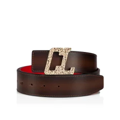 Christian Louboutin Happy Rui CL Logo Belt Buckle
