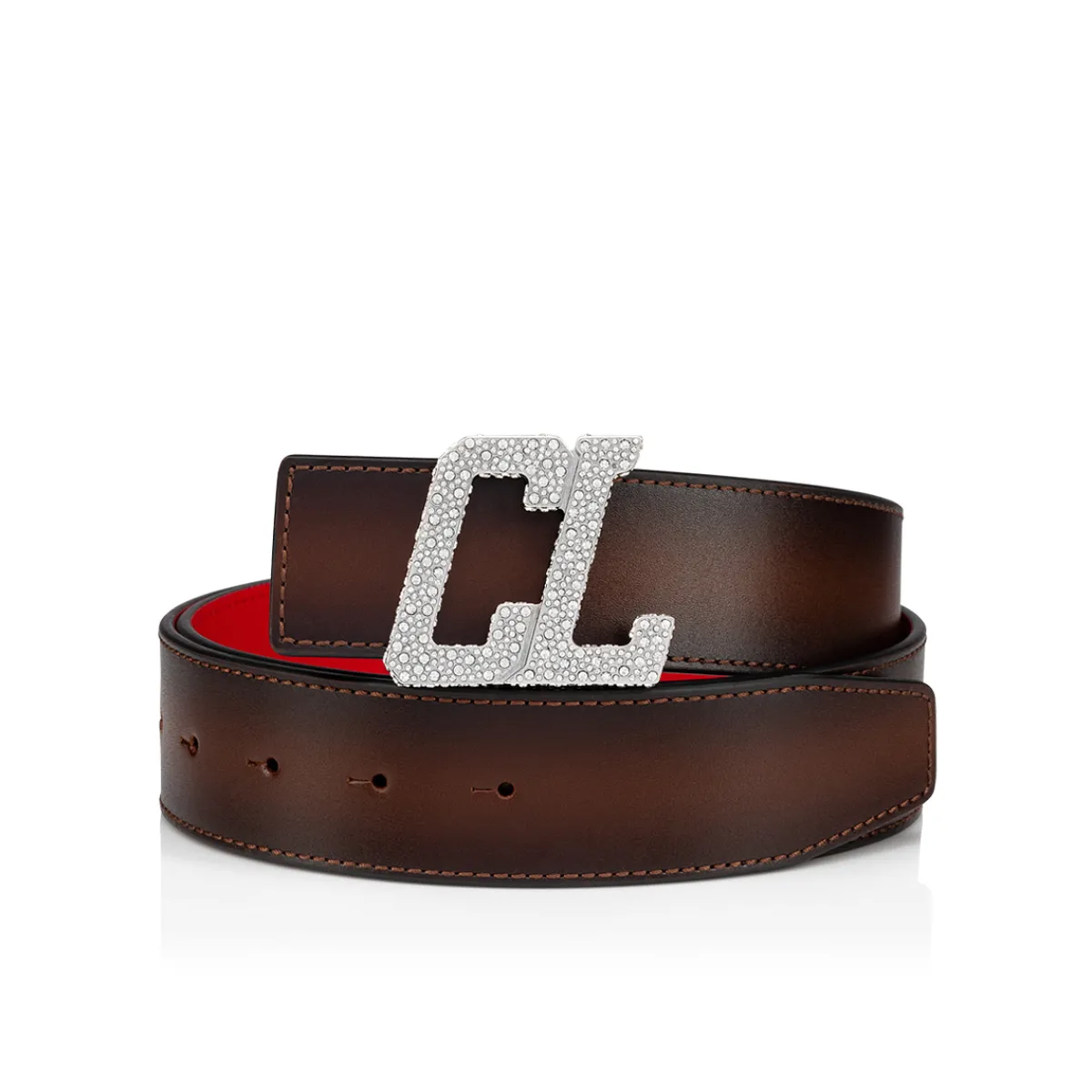 Christian Louboutin Happy Rui CL Logo Belt Buckle