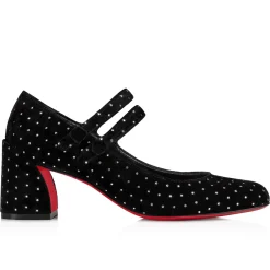 Christian Louboutin Miss Jane Plum Strass