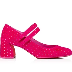 Christian Louboutin Miss Jane Plum Strass