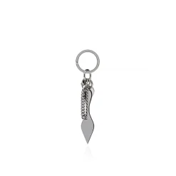 Women Christian Louboutin Red Sole Keyring